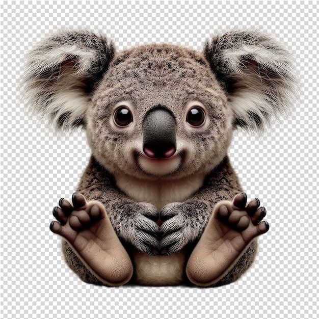 PSD een koala met het woord koala erop.