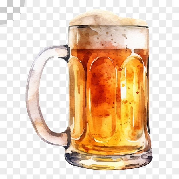 PSD een kopje bier doorzichtig png