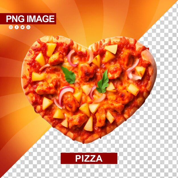 PSD een lekkere kaaspizza met heerlijke combinatie