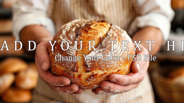 Een man houdt een broodje in zijn handen.