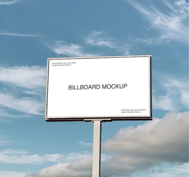 PSD een model van een hoog billboard