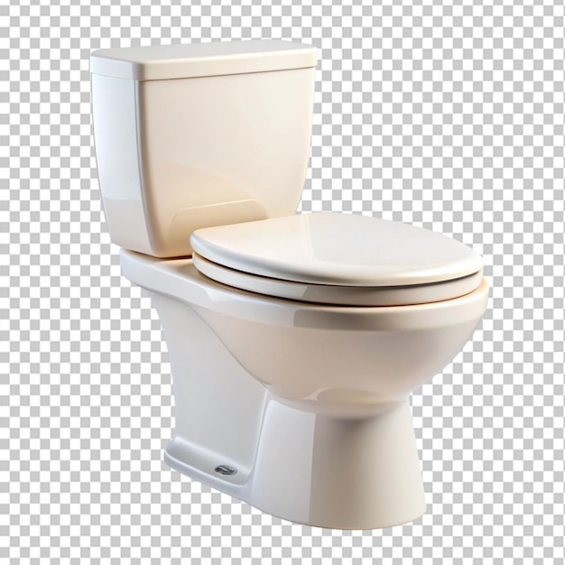 een moderne outdoor keramische toiletbak op een transparante achtergrond