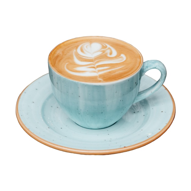Een mooie kopvulling met koffie zonder achtergrond