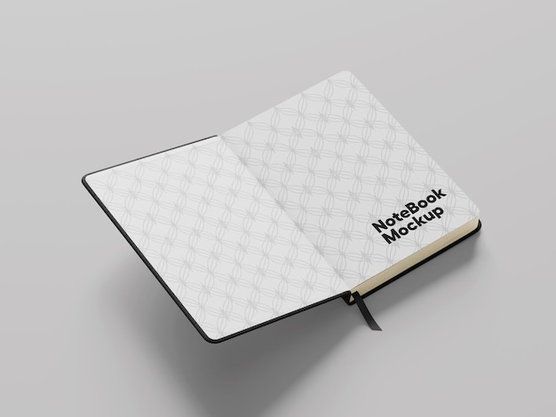 Een notitieboek mockup