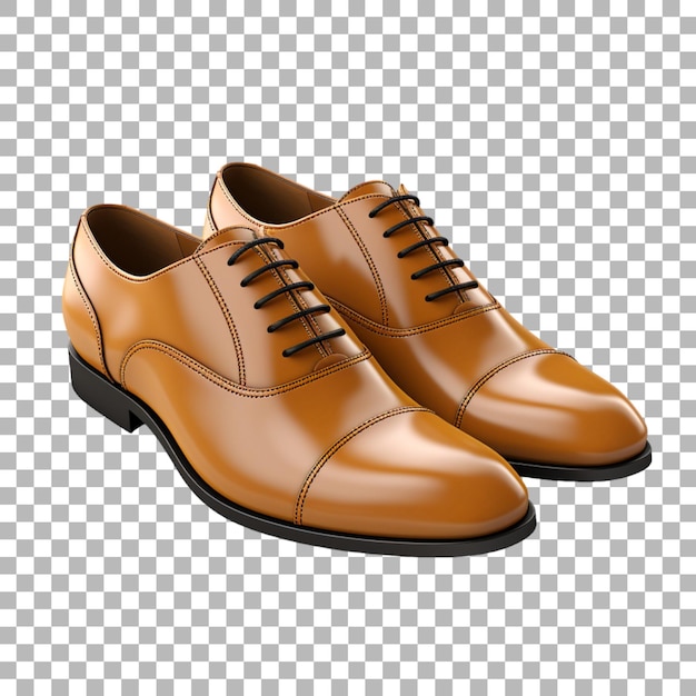 een paar bruine schoenen met een bruine leren zool