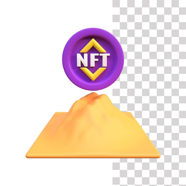 PSD een paars en goud logo met het woord fft erop