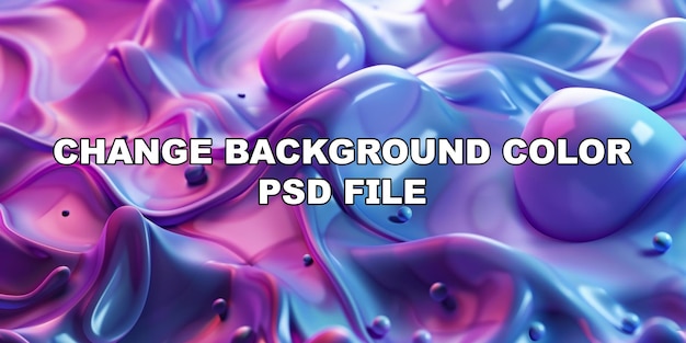 PSD een paarse en blauwe achtergrond met veel kleine bollen op de achtergrond