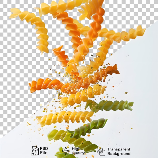 Een pasta png geïsoleerd op een doorzichtige achtergrond