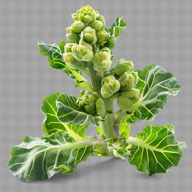Een plant met groene bladeren en een witte achtergrond met een patroon van de woorden quote celery quote erop