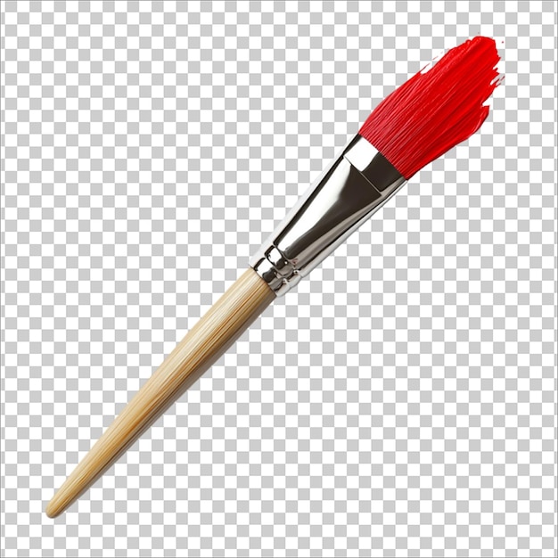 een PNG-uitknipsel met een penseel op een doorzichtige achtergrond