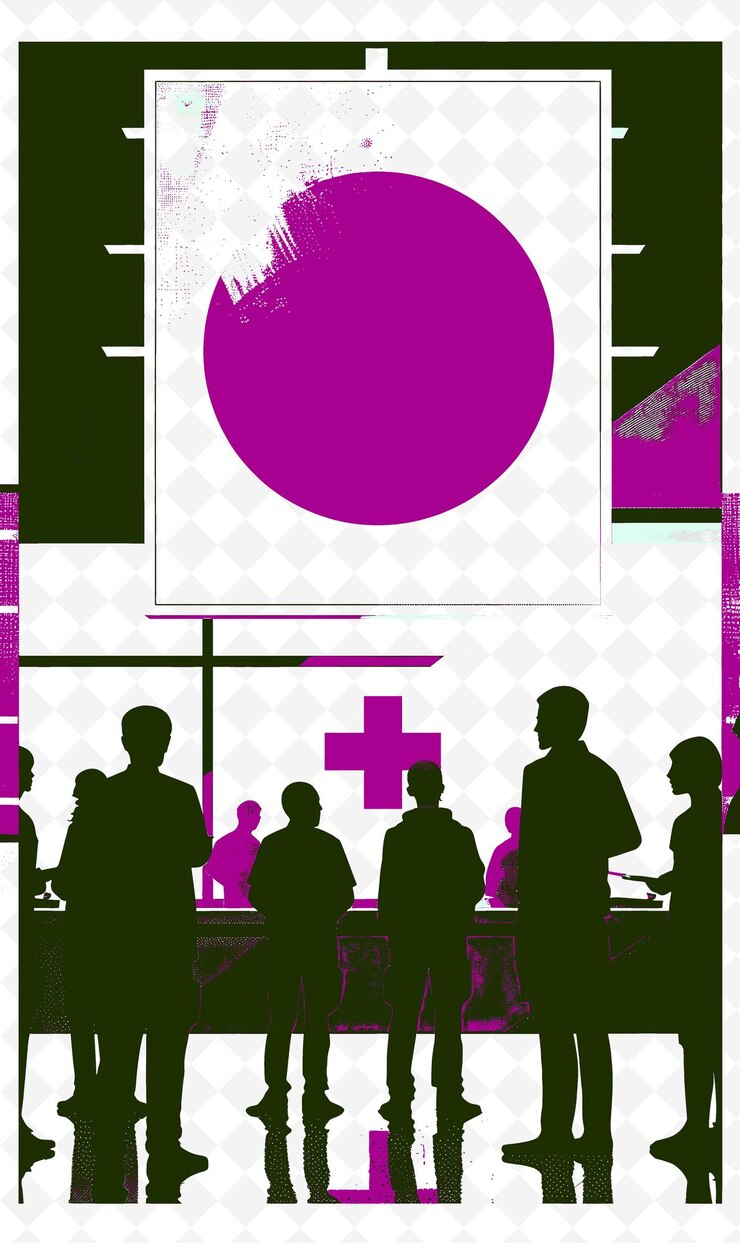 PSD een poster met het woord circle erop.
