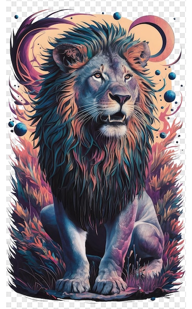 PSD een poster van een leeuw met de woorden 