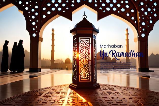 Een poster voor de marrakesh ya ramadan