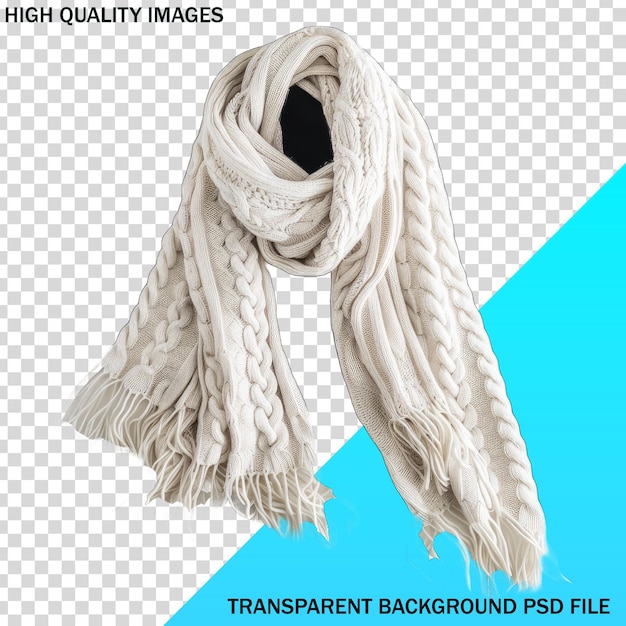 PSD een poster voor een sjaal die zegt hoge kwaliteit