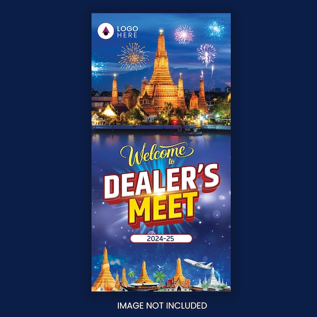 een poster voor het evenement genaamd welcomeon it