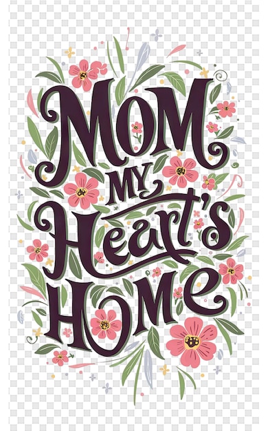 PSD een poster voor moeders thuis thuis is van de moeders thuis