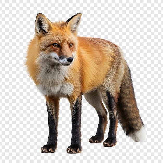 Een prachtig portret van een rode vos gevangen in zijn natuurlijke leefgebied