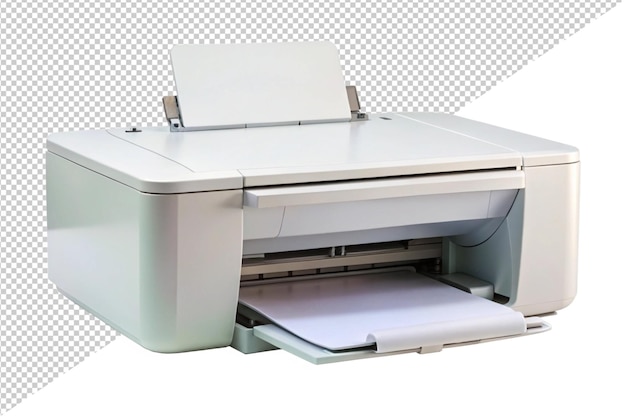 een printer met een printer erop