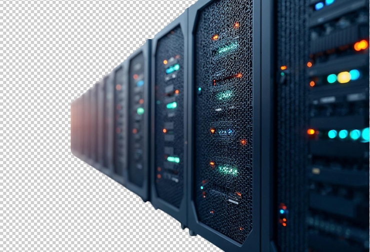 PSD een rij computermonitors met het woord "power" aan de onderkant