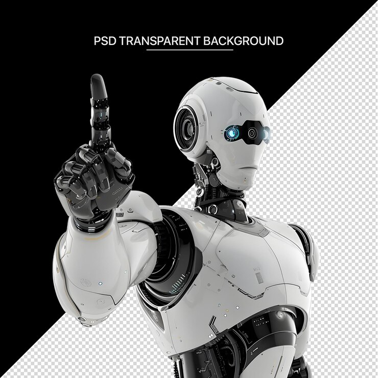 Een robot met een zwarte achtergrond met de tekst "pompeii" erop.