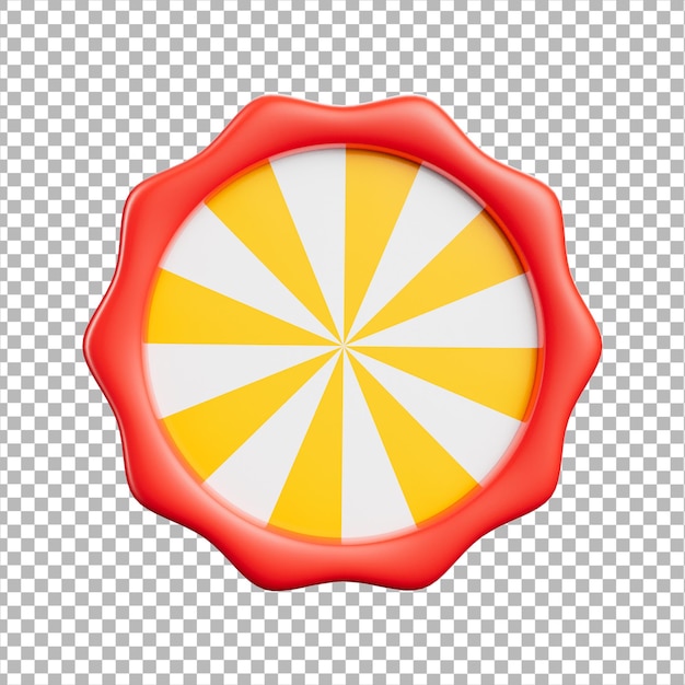 PSD een rode en gele cirkel met een gele streep waarop het woord wheelie staat.
