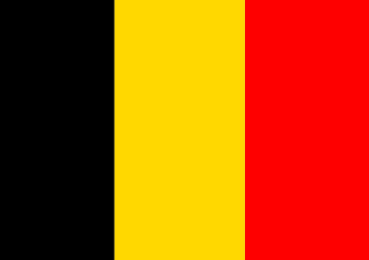 PSD een rode en gele en zwarte vlag