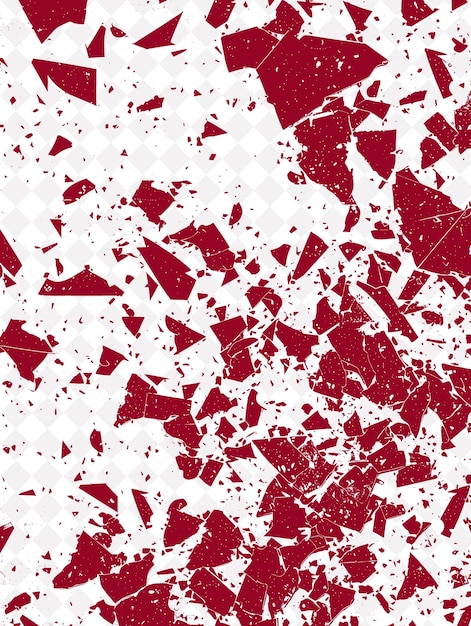 een rode en witte achtergrond met een wit en rood patroon