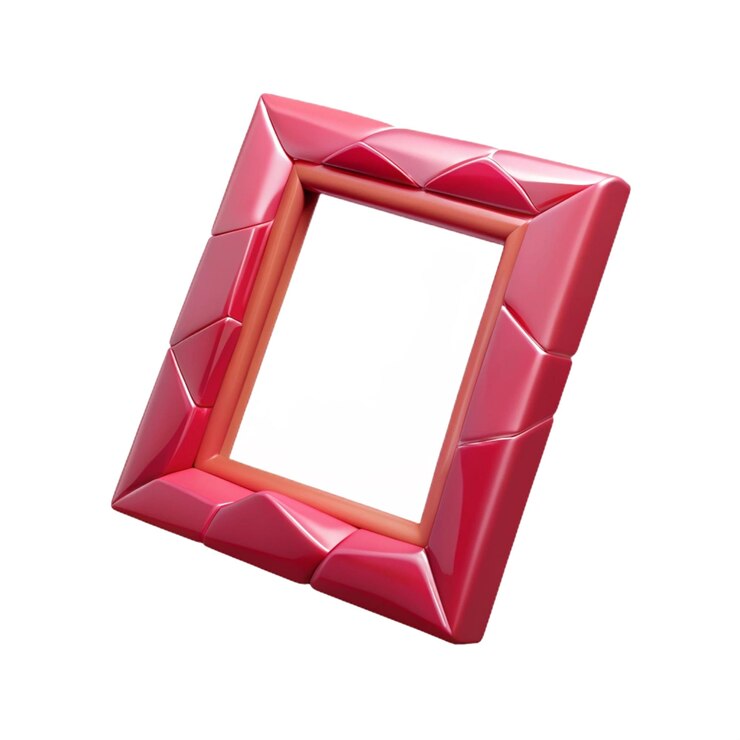 PSD een rood vierkant met een vierkant in het midden