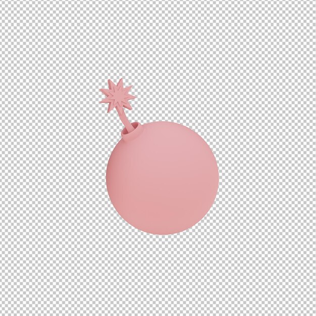Een roze bom