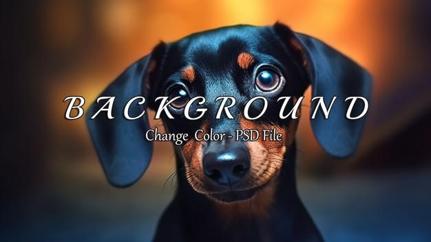 PSD een schattig dachshund puppy portret