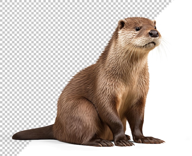 Een schattige otter.