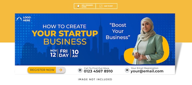 Een scherm met de tekst 'hoe u uw startende bedrijf kunt maken'