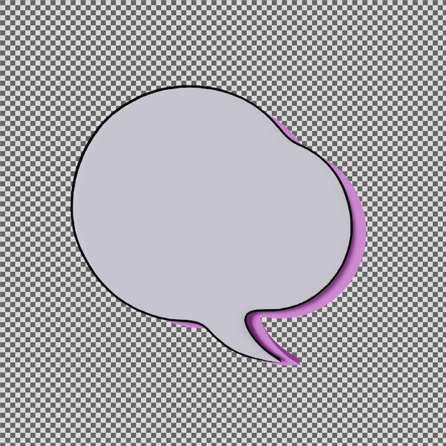 een spraakbubbel met het woord quot im a quot erop
