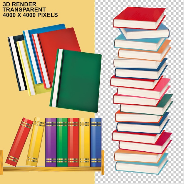 een stapel boeken met het nummer 20 bovenop