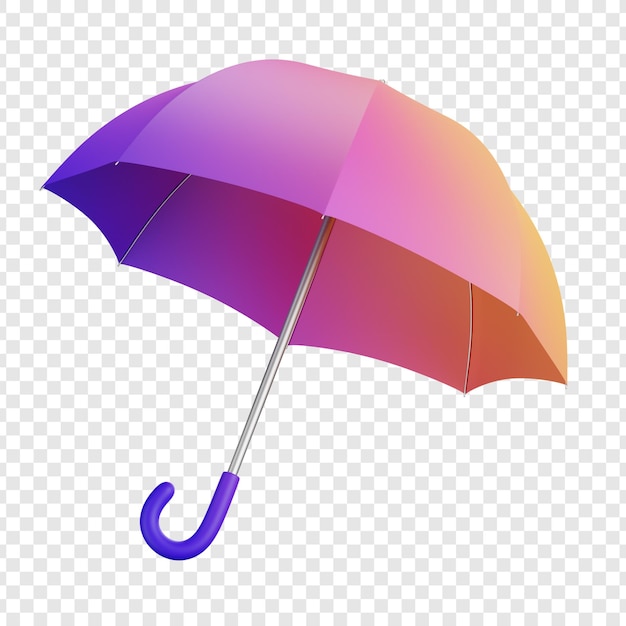 Een stijlvolle paarse paraplu, perfect voor regenachtige dagen.
