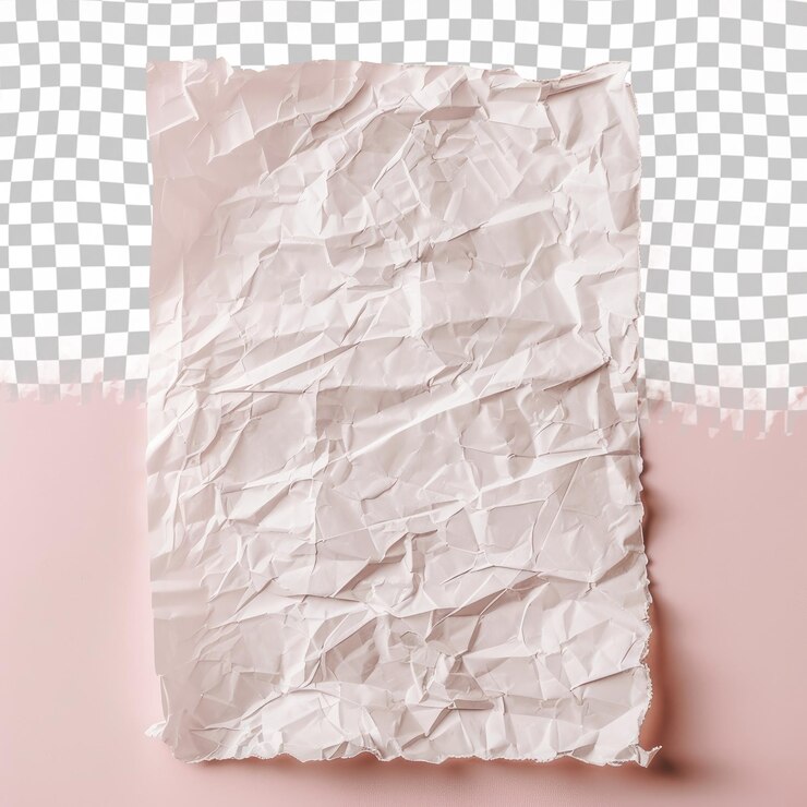 PSD een stuk papier met het woord erop.