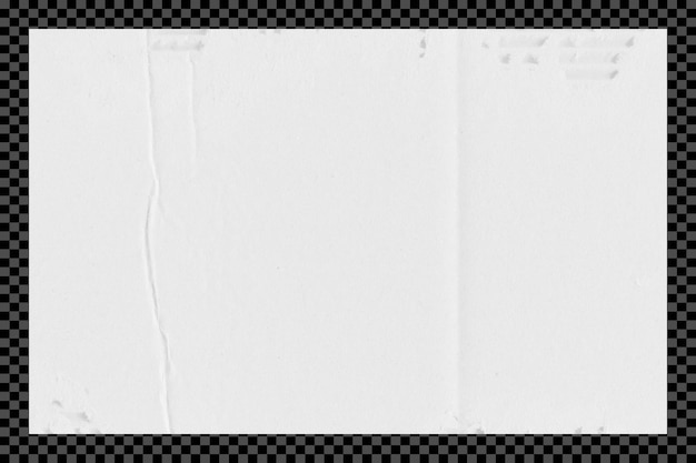 Een stuk papier met het woord erop.