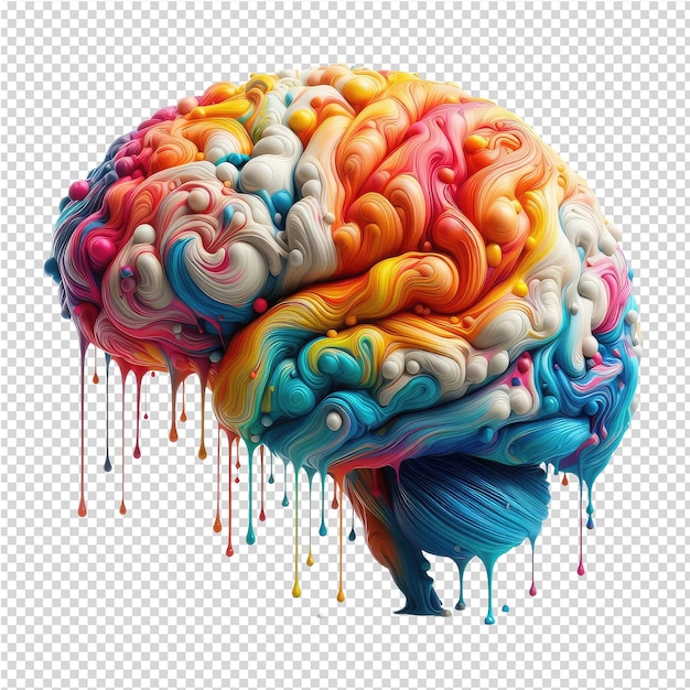 PSD een tekening van een hersenen met het woord quote het woord quote erop