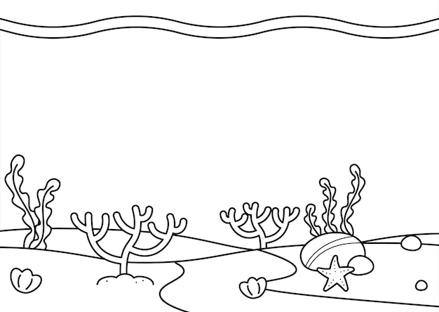 een tekening van een zeester en een teken dat zegt zeeleven