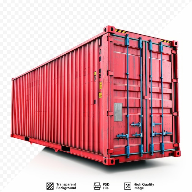 PSD een verzendcontainer op wit