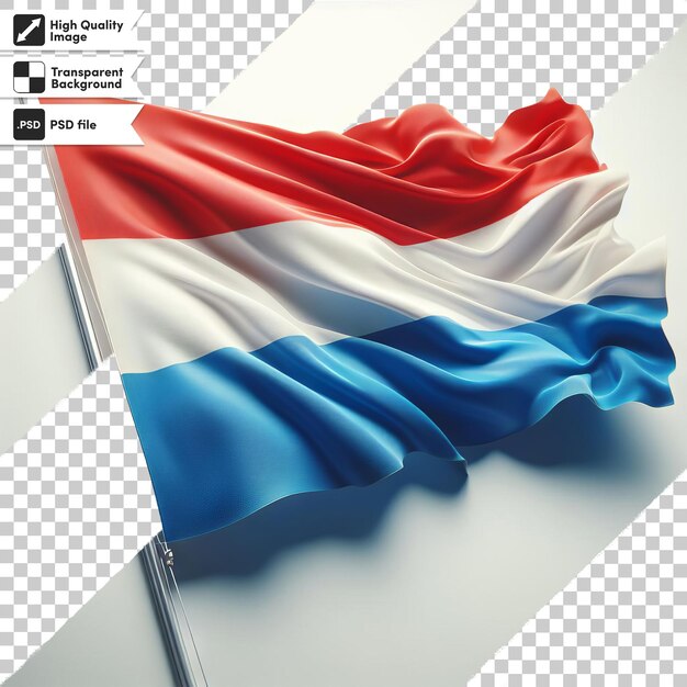 PSD een vlag die op een papier staat met de woorden rehobot erop