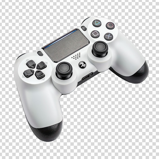 PSD een witte controller met het woord vreugde op het scherm