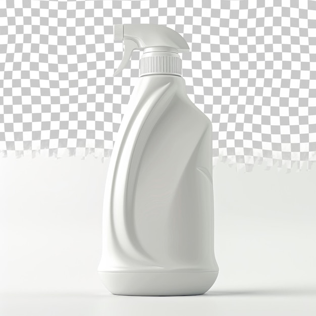 PSD een witte fles spray met een witte dop erop