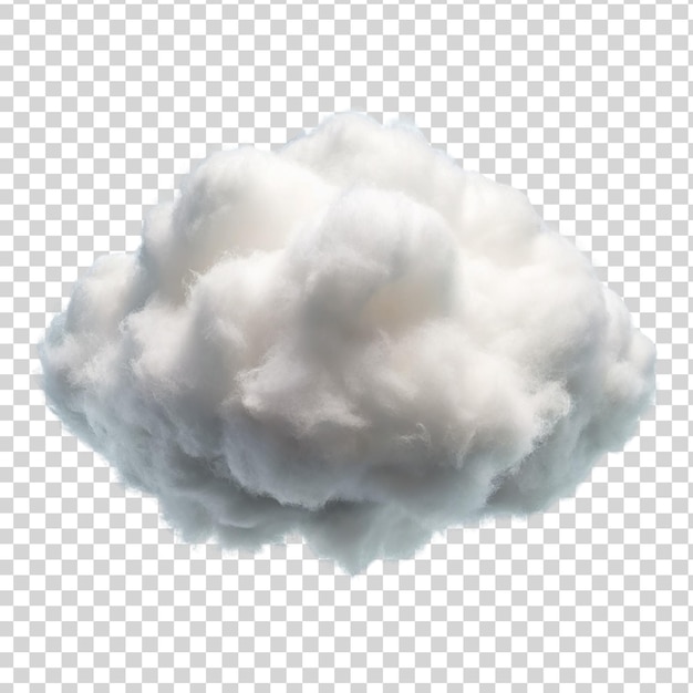 PSD een wolk die wit en grijs is