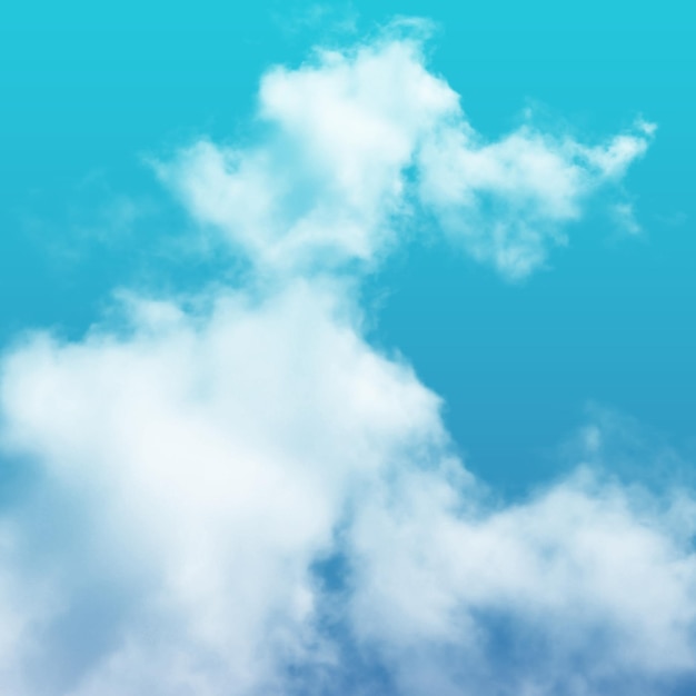 Een wolk met een paard erop.