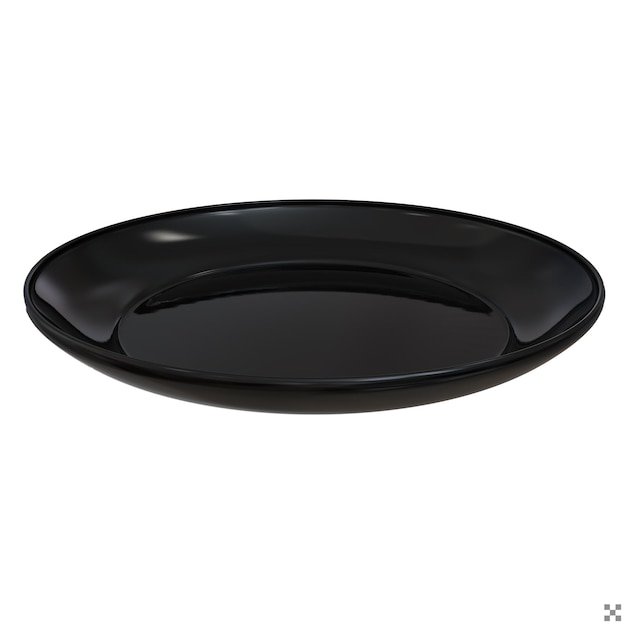 een zwart ovaal object met een grote ovaal opening
