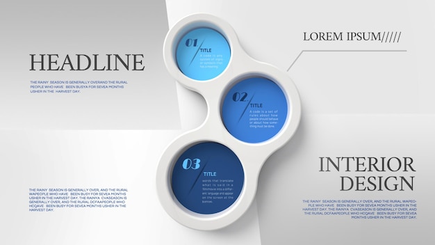 Eenvoudige en stijlvolle bedrijfsinformatie Data Chart Collection Style 5