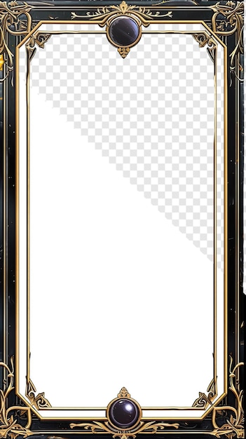 Eenvoudige tarotkaart op een doorzichtige achtergrond