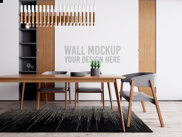 Eetkamer wallpaper mockup