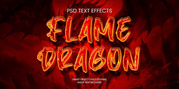 PSD efekt flame dragon